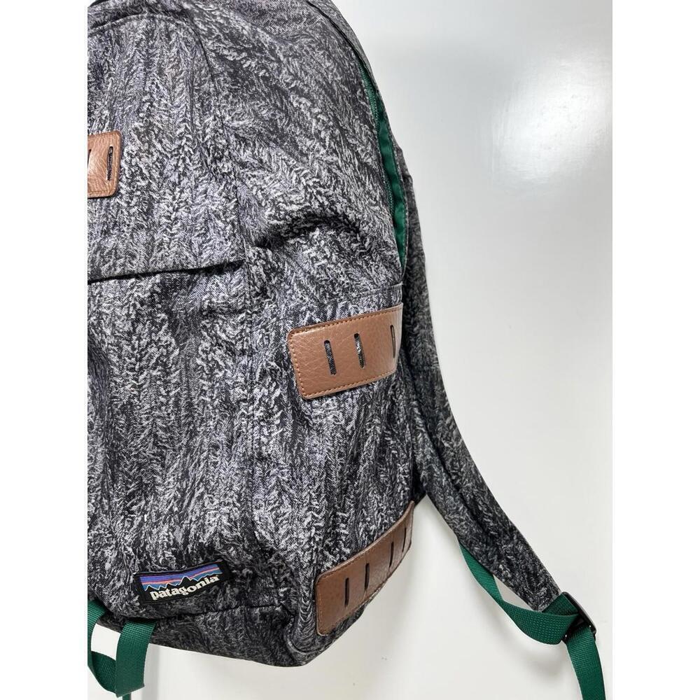 Rare— Patagonia Ironwood Backpack Blk/Gray W/ Green 20L Outdoors Camping Hiking - Picture 5 of 9